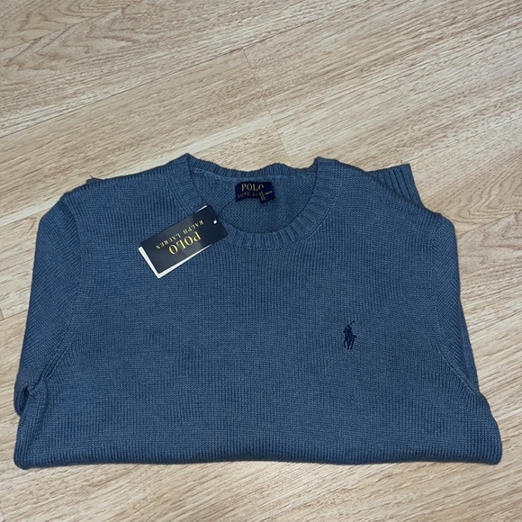 POLO RALPH LAUREN Men's Cotton Crewneck Sweater - Picture 3 of 8